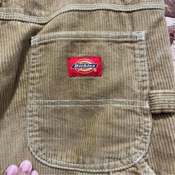 Dickies Corduroy Carpenter Pants Brown Size 3/Size 26 - Picture 7 of 9